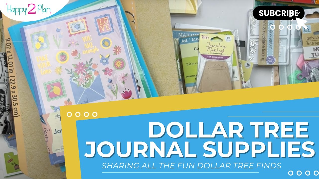 Dollar Tree - Junk Journal Supplies