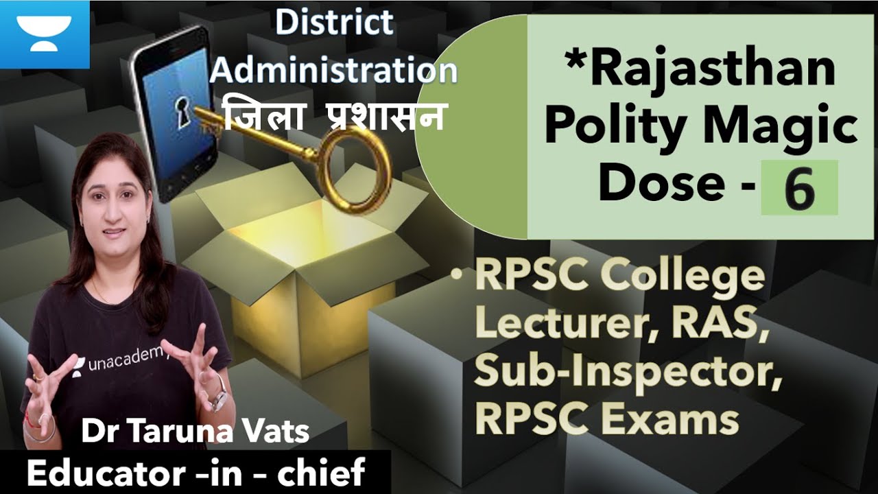 | Rajasthan Polity Series | English & Hindi medium | RPSC Exams | District Administration |