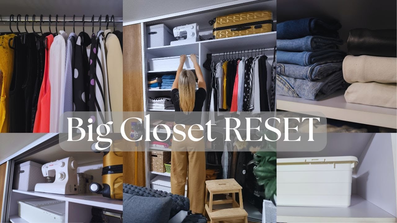 Big Closet RESET for 2025 | Easy TOP 5 TIPS to follow | Organizing inTHEmiddle of The End of 2024🍾