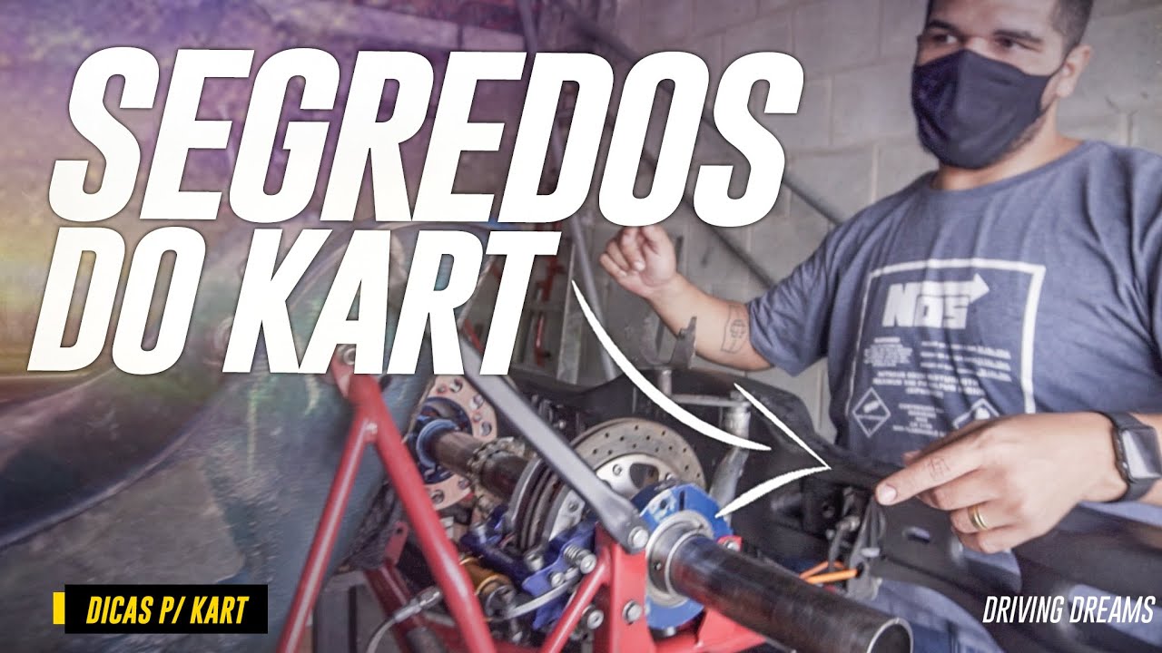 Segredos do Kart para andar rápido, ajustes para pista! Godzila conseguiu empenar o kart? 217