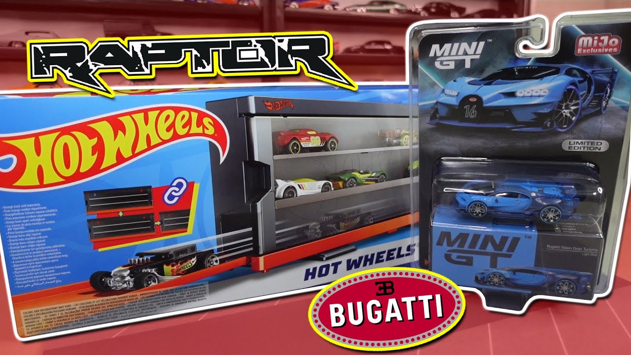 Llenemos con BUGATTIS y RAPTORS mi nuevo coleccionador Hot Wheels 😱 | Ford Raptor y Bugatti Chiron