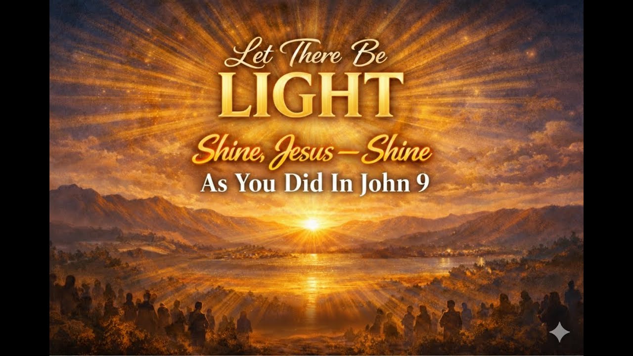 SHINE JESUS SHINE - As you did in John 1 | Jan. 11, 2026