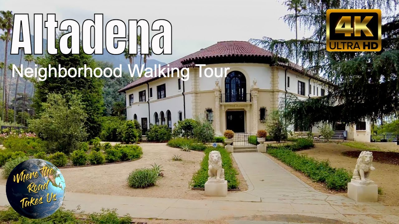 [4K] Altadena Neighborhood Walking Tour