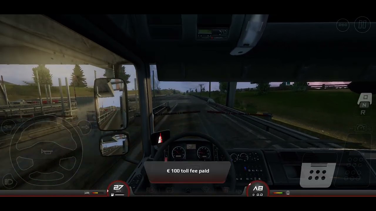 Truckers of Europe 3 doing delivery Job 