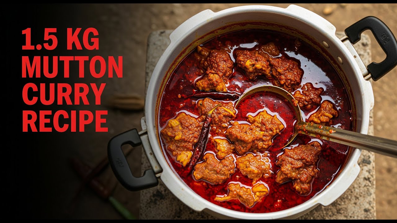 1.5 kg Mutton Curry Simple Racipe | Mutton Meat | Mutton Curry Recipe | Mutton Jhol | Mutton Gosht