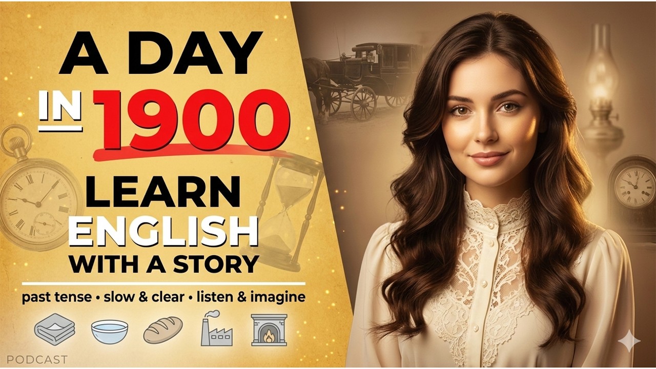 A Day in the Year 1900  |   Learn English Past Tense with a Story