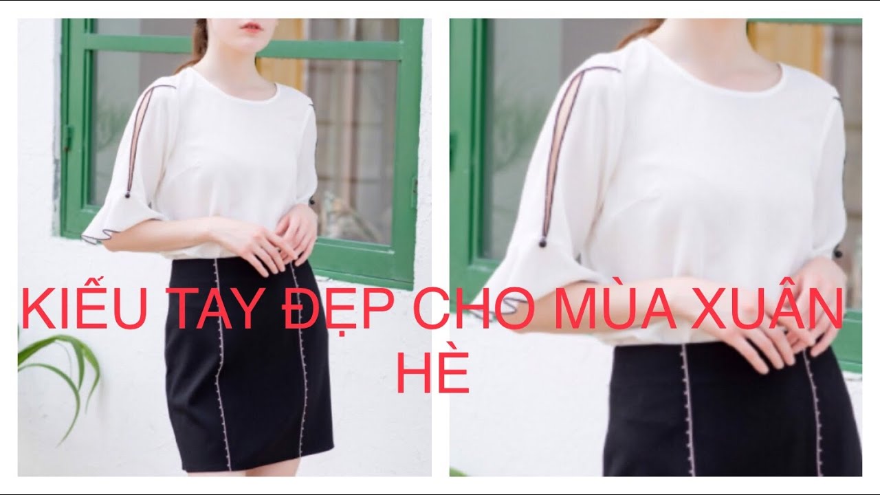 Số 48 : Cắt kiểu sơ mi có tay đẹp mùa xuân hè-Cut beautiful shirts with spring and summer hands: