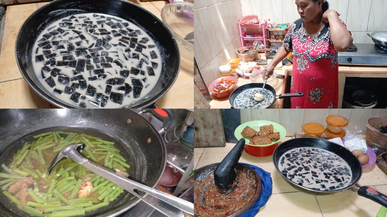 MAK NI GAWE ES CAO DAN MASAK SAYUR ASEM NYAMBEL TOMAT KANGGO BUKA PUASA