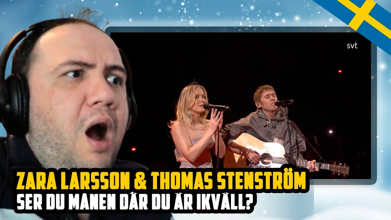 🇸🇪 Zara Larsson & Thomas Stenström - Ser du månen där du är ikväll? WINTER CONCERT LIVE REACTION