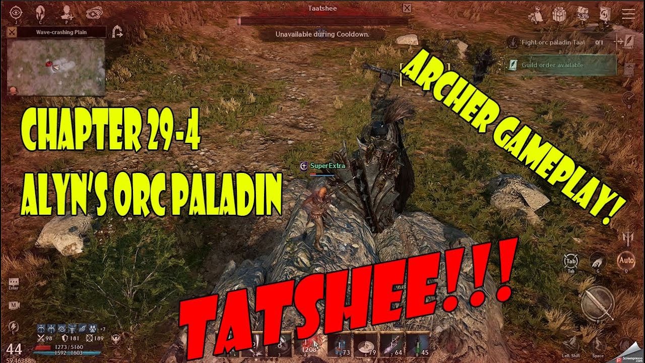 Chapter 29-4 Main Quest Boss Fight | Taatshee | Archer | Night Crows