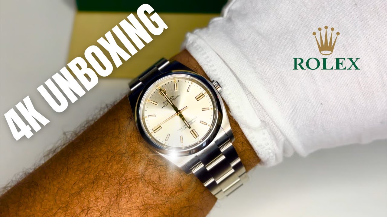 4K Rolex OP 36 126000 Silver Dial Unboxing & Review