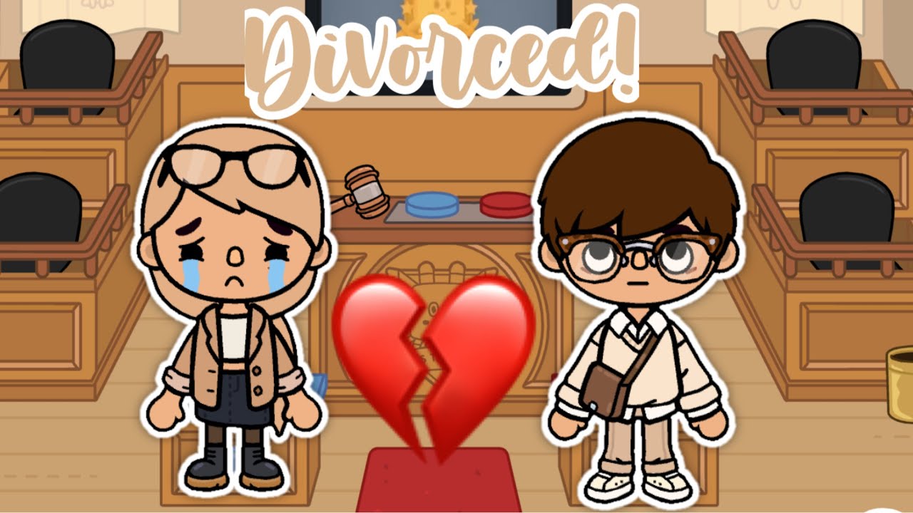 FINALLY Getting a DIVORSED | Toca Boca | with voice | roleplay