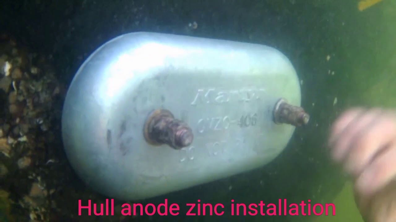Anode zinc installation
