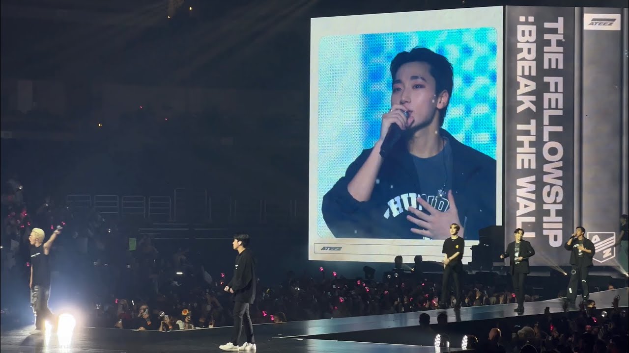 ATEEZ - From 4K Anaheim Day 1 Fancam The Fellowship Break The Wall Tour Live Honda Center 221107 직캠