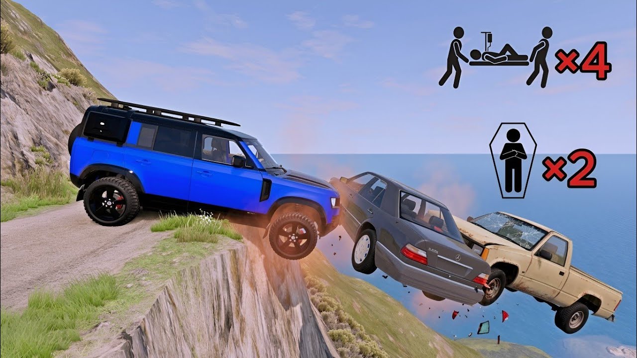 Realistic High-Speed Car Crashes #03 | Ultra Detailed BeamNG.drive Crash Compilation