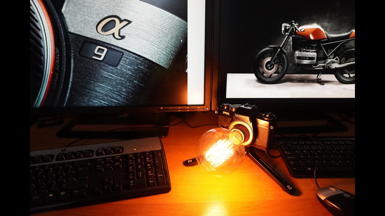 Camera lamp " Vintagelle "