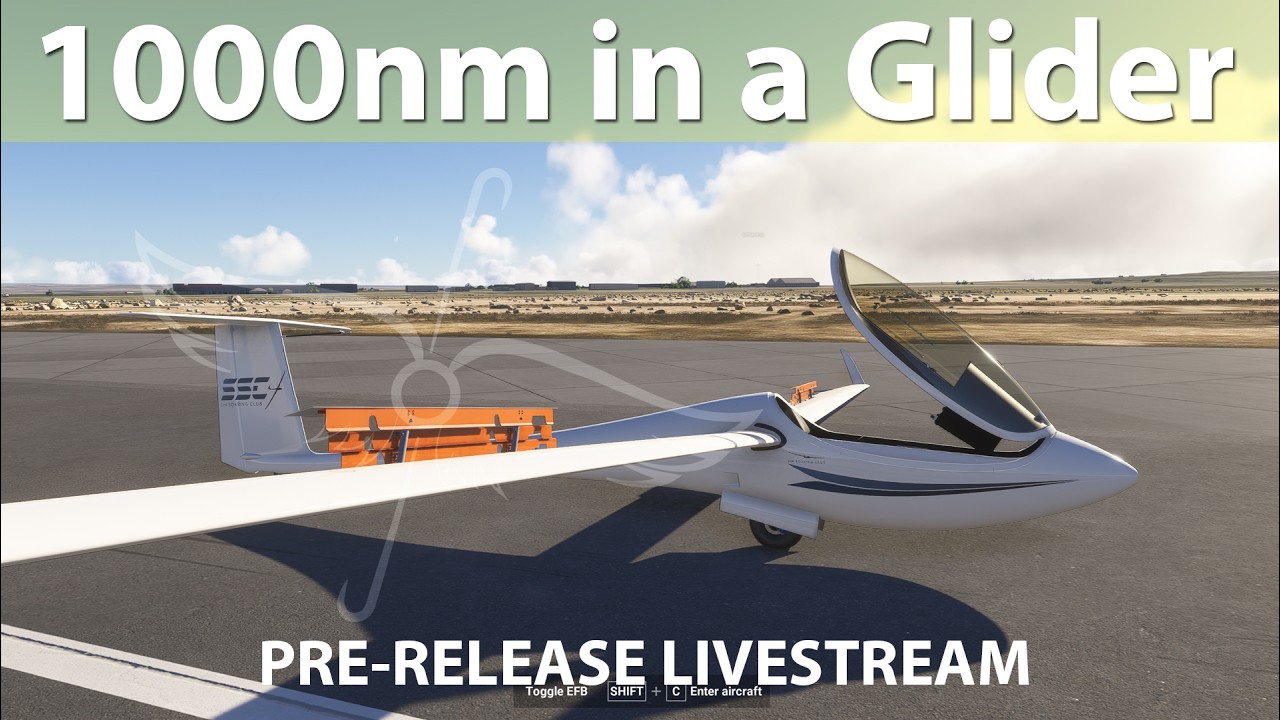 Gliding in MSFS2024 - 1000nm across the American Rockies