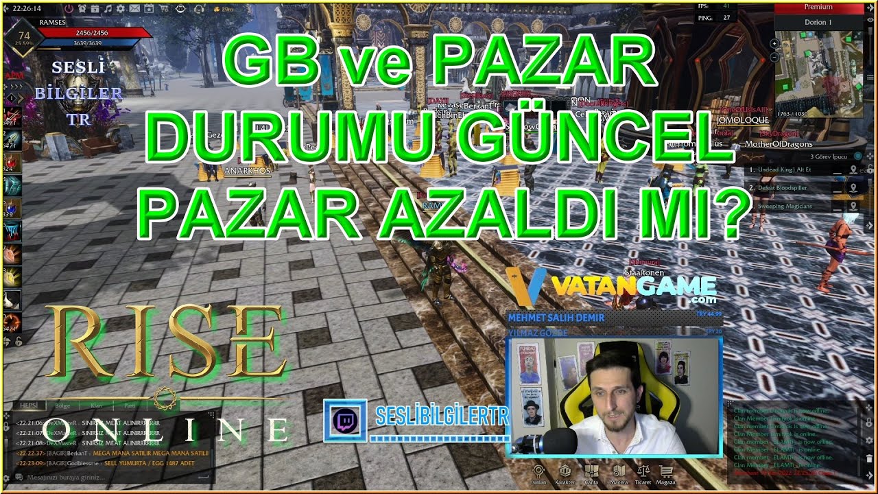 RİSE PAZAR ve GB DURUMU NASIL - AH ve NORMAL PAZAR - PAZAR AZALDI MI ! - Sesli Bilgiler TR