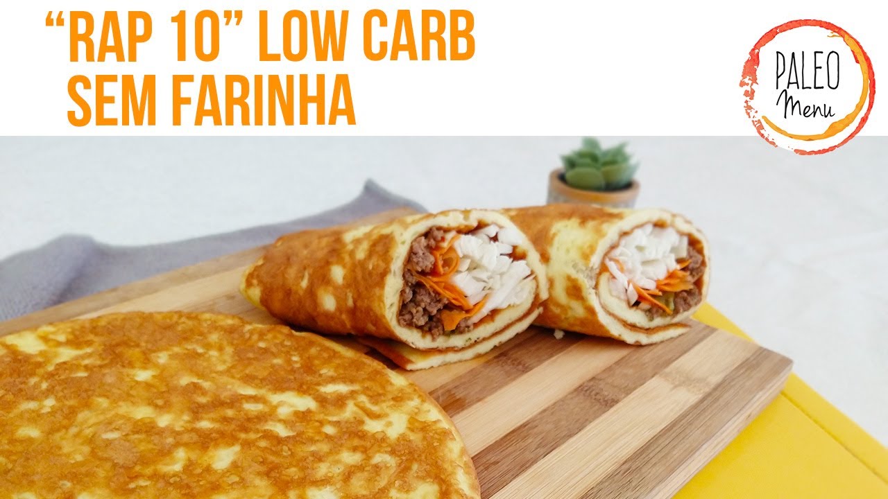 Rap 10 Low Carb sem farinha | Paleo Menu App