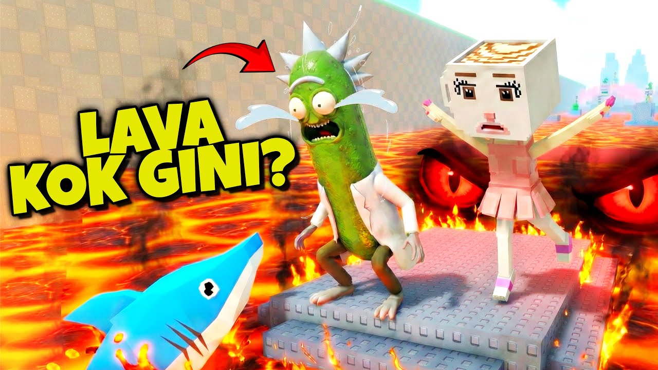 Ga Masuk Akal! Dikejar Lava Demi Si Cantik Ballerina Cappucina Di Survive Lava for Brainrots Roblox