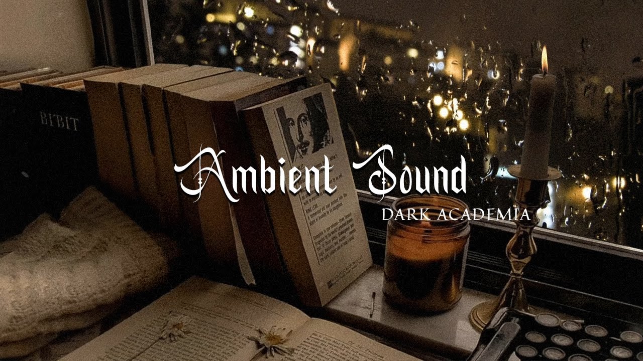 you're at your secret place | Dark Academia ASMR | Rain & Thunderstorm Sounds for Deep