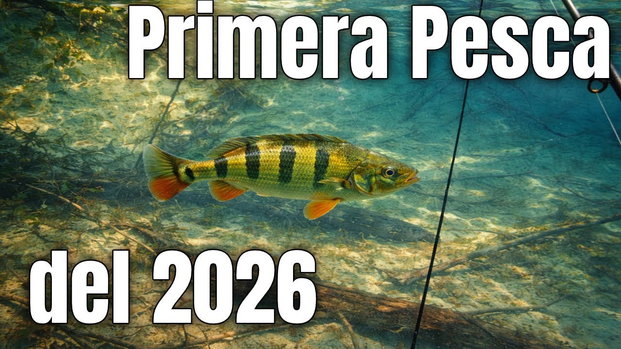 Tucunaré / Pavón / Peacock Bass en Agua Cristalina | Primera Pesca 2026 | Pescando Casualmente 🇵🇷