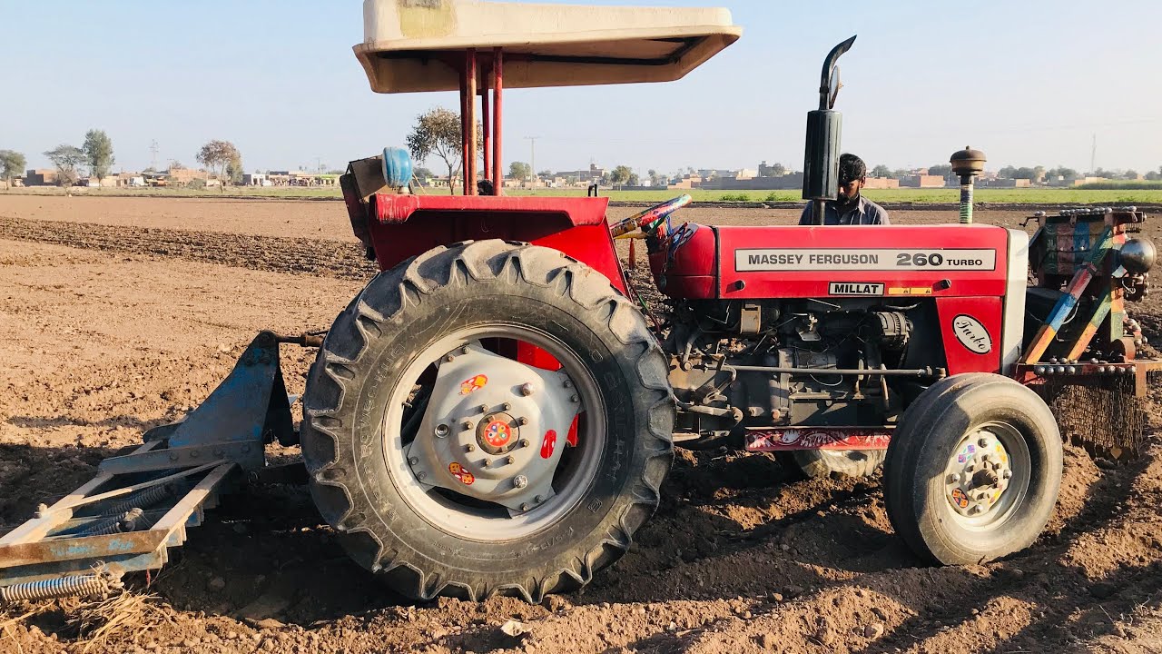 Massey Ferguson 260 | Deep ploughing with 11tine Cultivator | Abdur Rehman