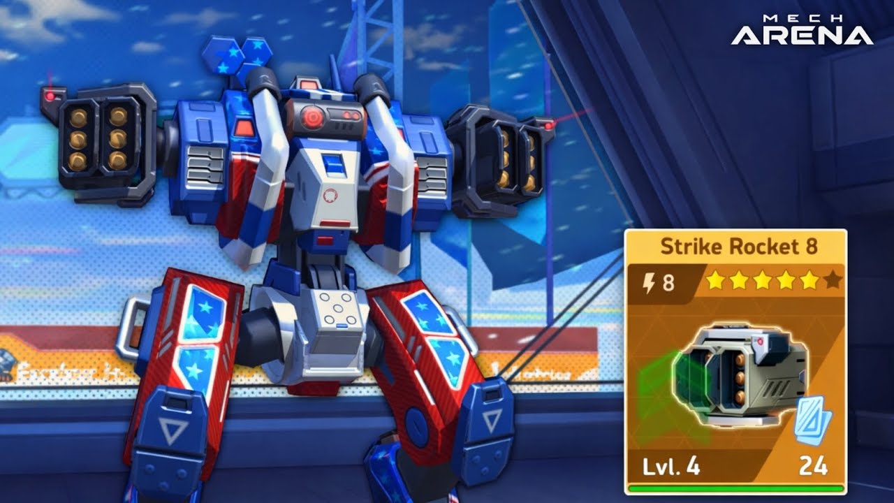 Orion with Strike Rocket 8 🚀 | Built to delete enemies! 💀 | Mech Arena 