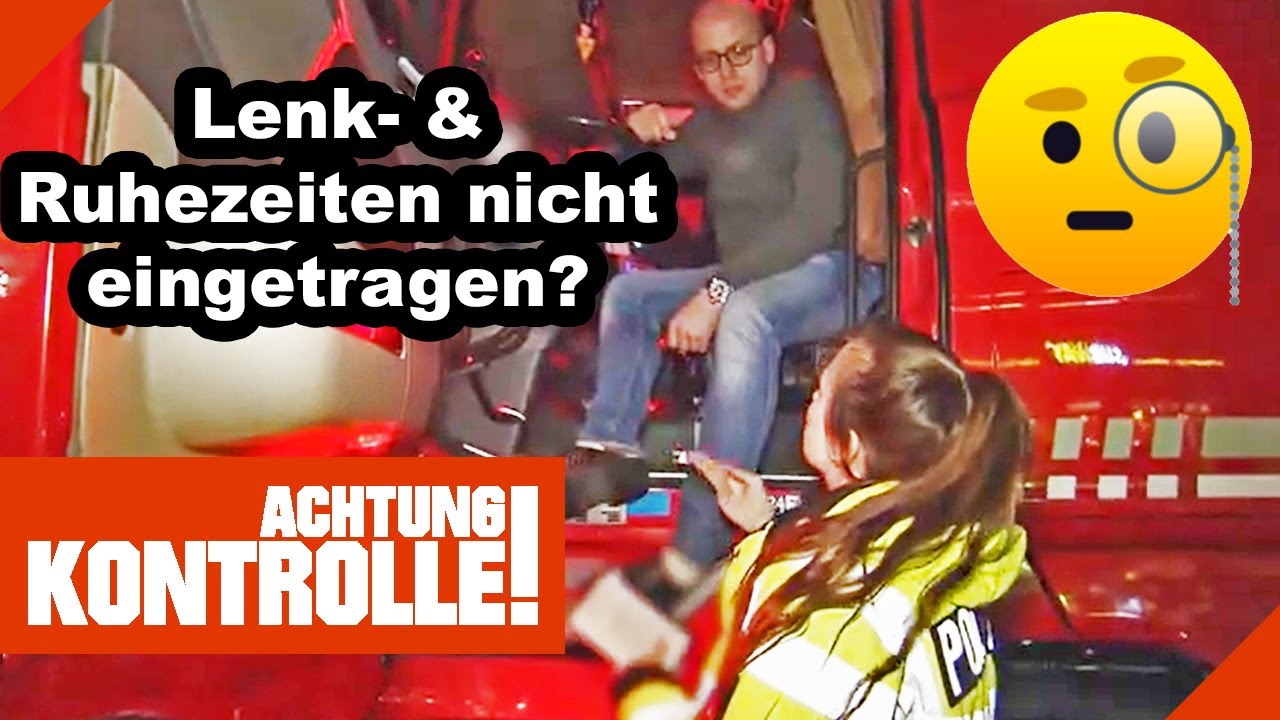 OHNE Urlaubsnachweis? Lenk- & Ruhezeiten nicht eingetragen! |1/2| Kabel Eins | Achtung Kontrolle