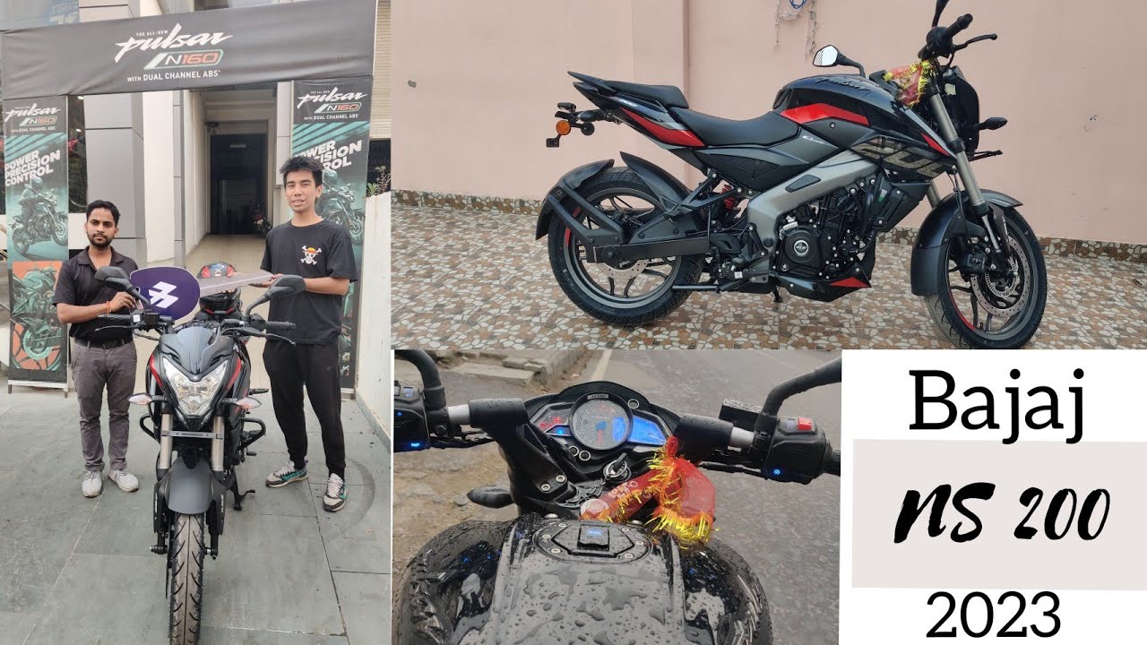 Taking Delivery of new bike NS 200 new generation