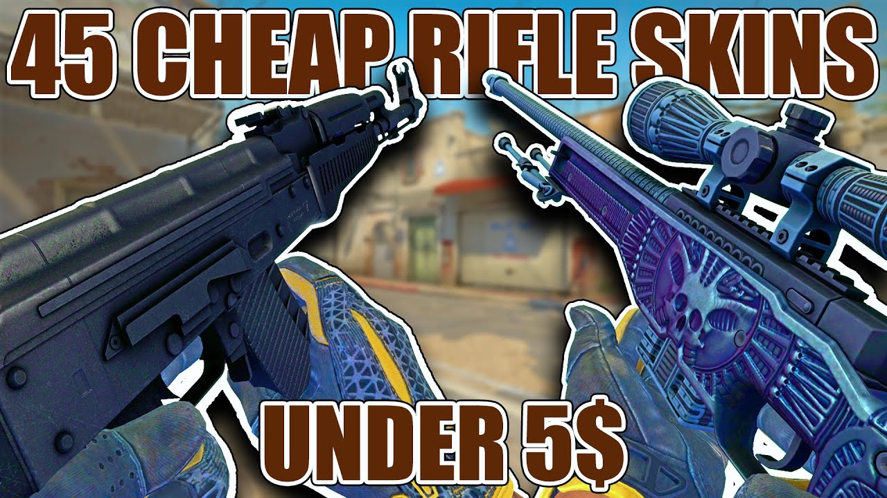 45 CHEAP RIFLE SKINS (Under 5$) ★ CS:GO Showcase