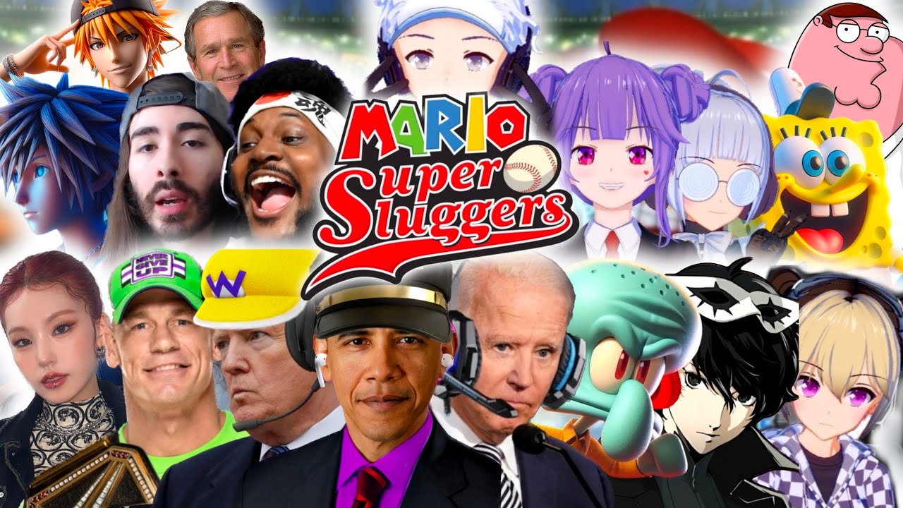 Президенты и их команда играют в ХАОТИЧНУЮ игру Super Mario Sluggers!