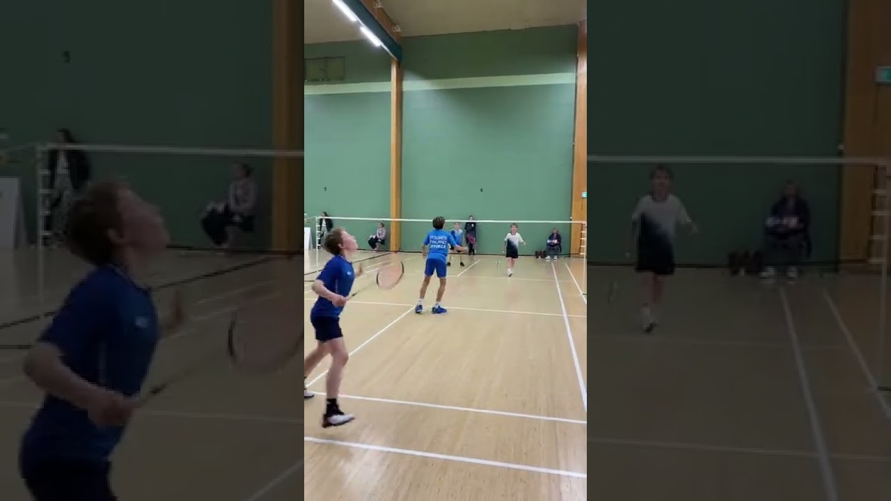 The First Badminton Doubles of the Day is Not the Best One 