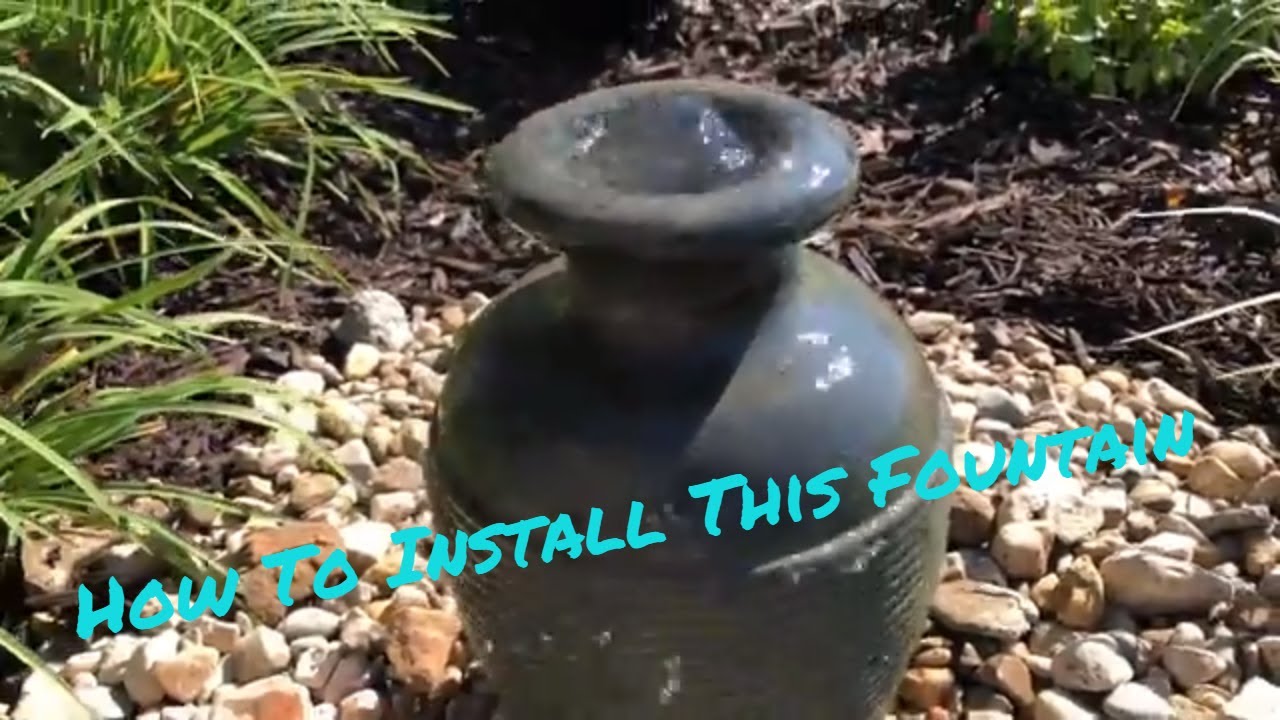 How to install a beautiful, bubbler fountain for less than $200!