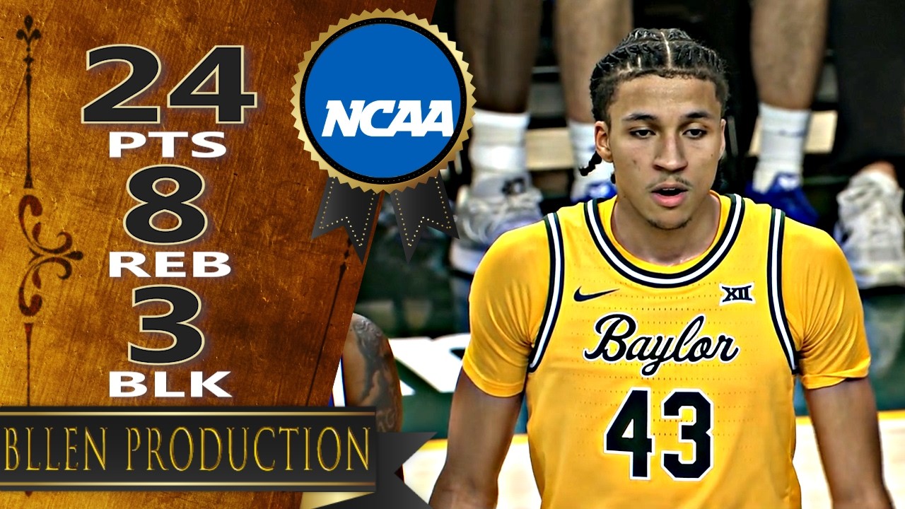 Cameron Carr - 24 Pts, 8 Reb, 2 Ast, 3 Blk, 3 3PT Highlights｜BYU Cougars vs Baylor Bears｜2026.02.10