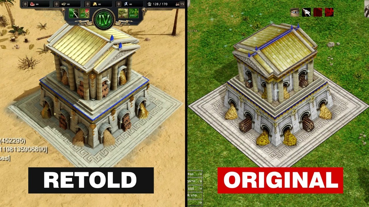 Todos los PODERES DIVINOS en Age of Mythology: Retold vs su Original