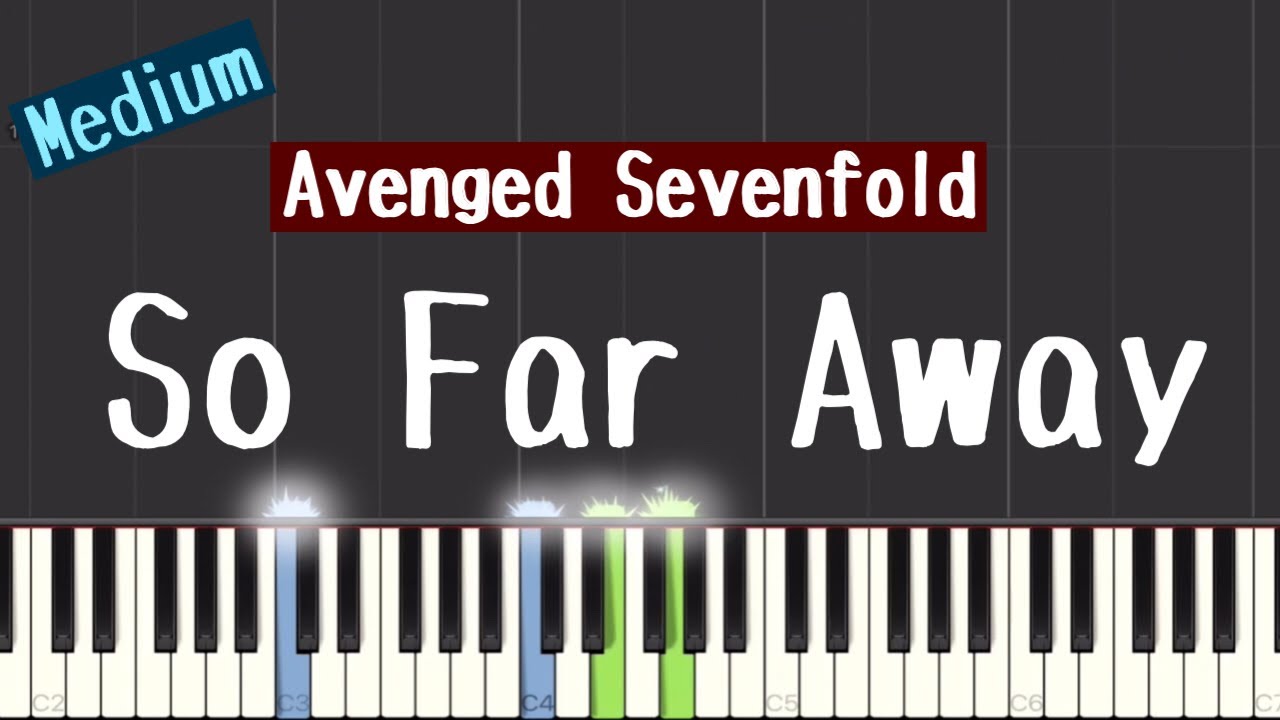 Avenged Sevenfold - So Far Away Piano Tutorial | Medium