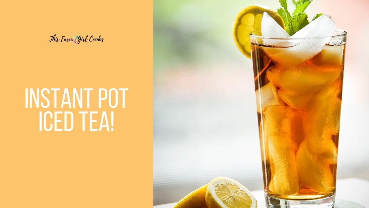 Instant Pot Iced Tea
