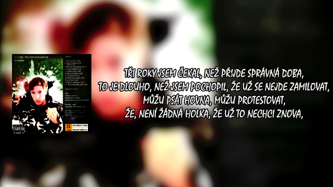 S-CORE - 07. Pro Tebe II. (Lyrics Video)