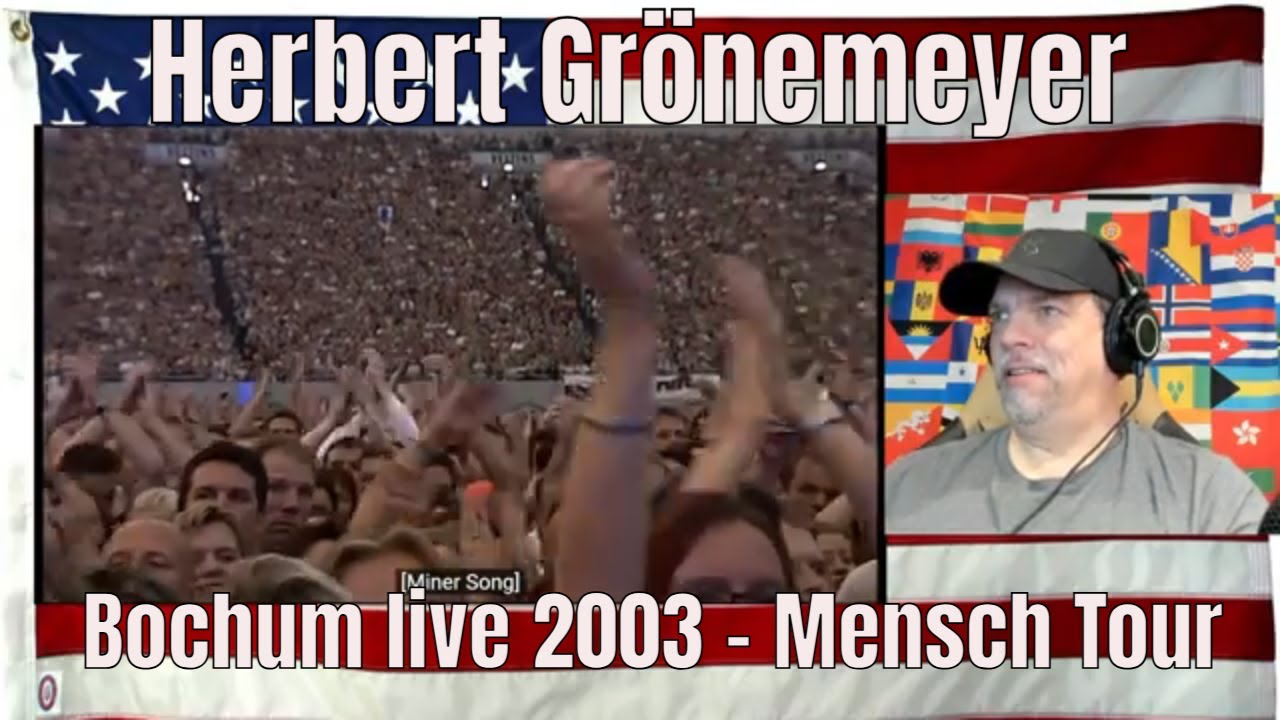 Herbert Grönemeyer - Bochum live 2003 - Mensch Tour (Gelsenkirchen)[Subtitle] - REACTION