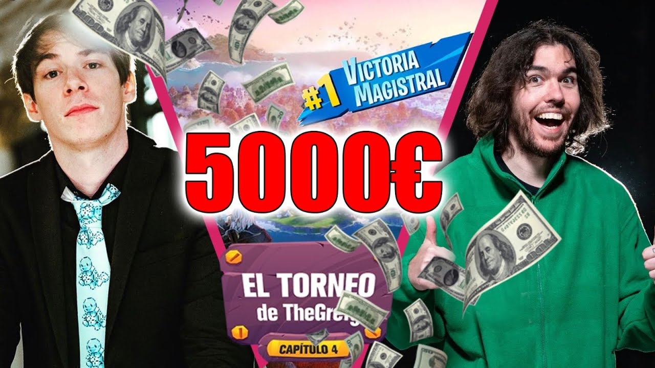 🏆 ¡GANO 5.000€ EN EL TORNEO DE FORTNITE DE THEGREFG! 🏆