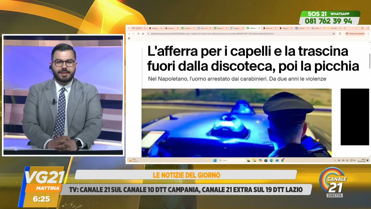 CANALE 21 | Telegiornale - Il VG21 MATTINA  - 9 marzo 2026