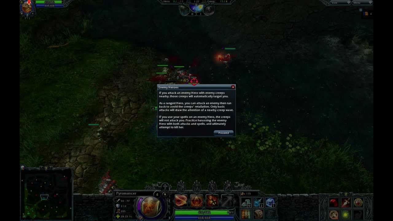 Learn to Play Heroes of Newerth the Basics Episode 1 - Tutorial Run through