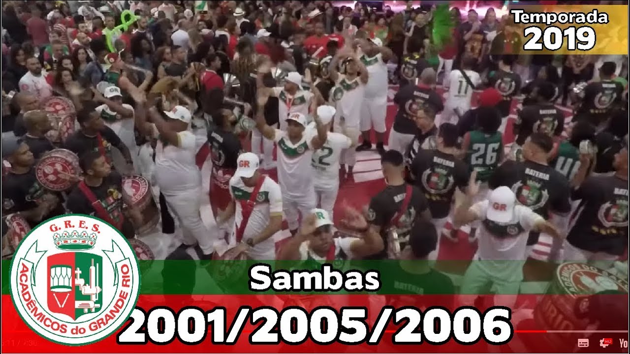 Grande Rio 2001, 2005 e 2006 - Bateria no Salgueiro Convida - Apoteose ao vivo - #SC19