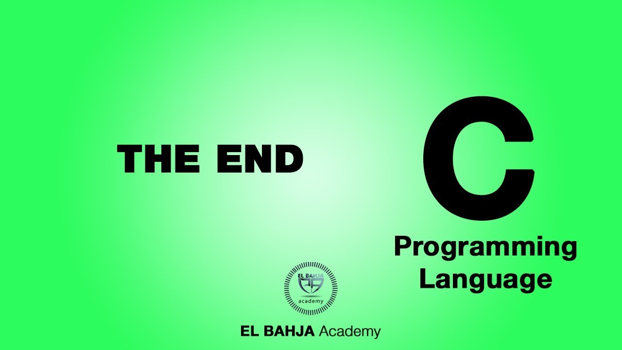60 - Fin : Lanagage C (Darija)