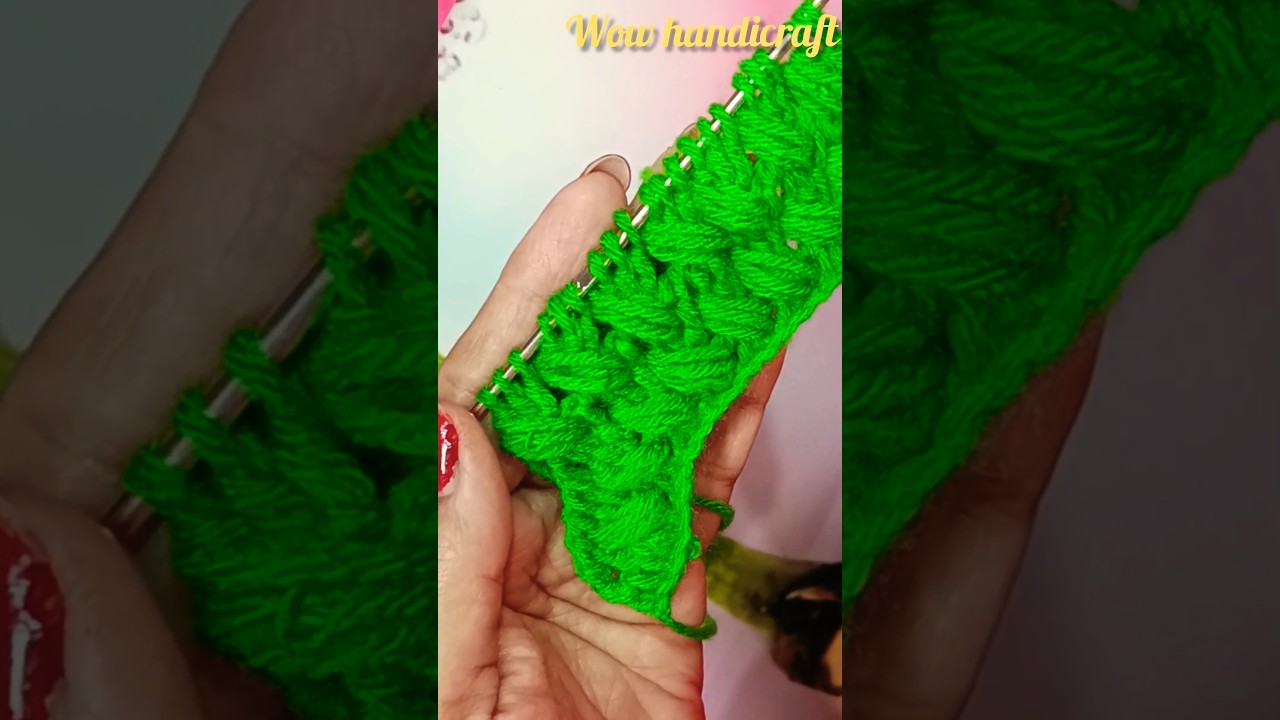 super easy crochet pattern for beginners💕💕 woolen craft/handicraft/diy/hand embroidery🥰🥰