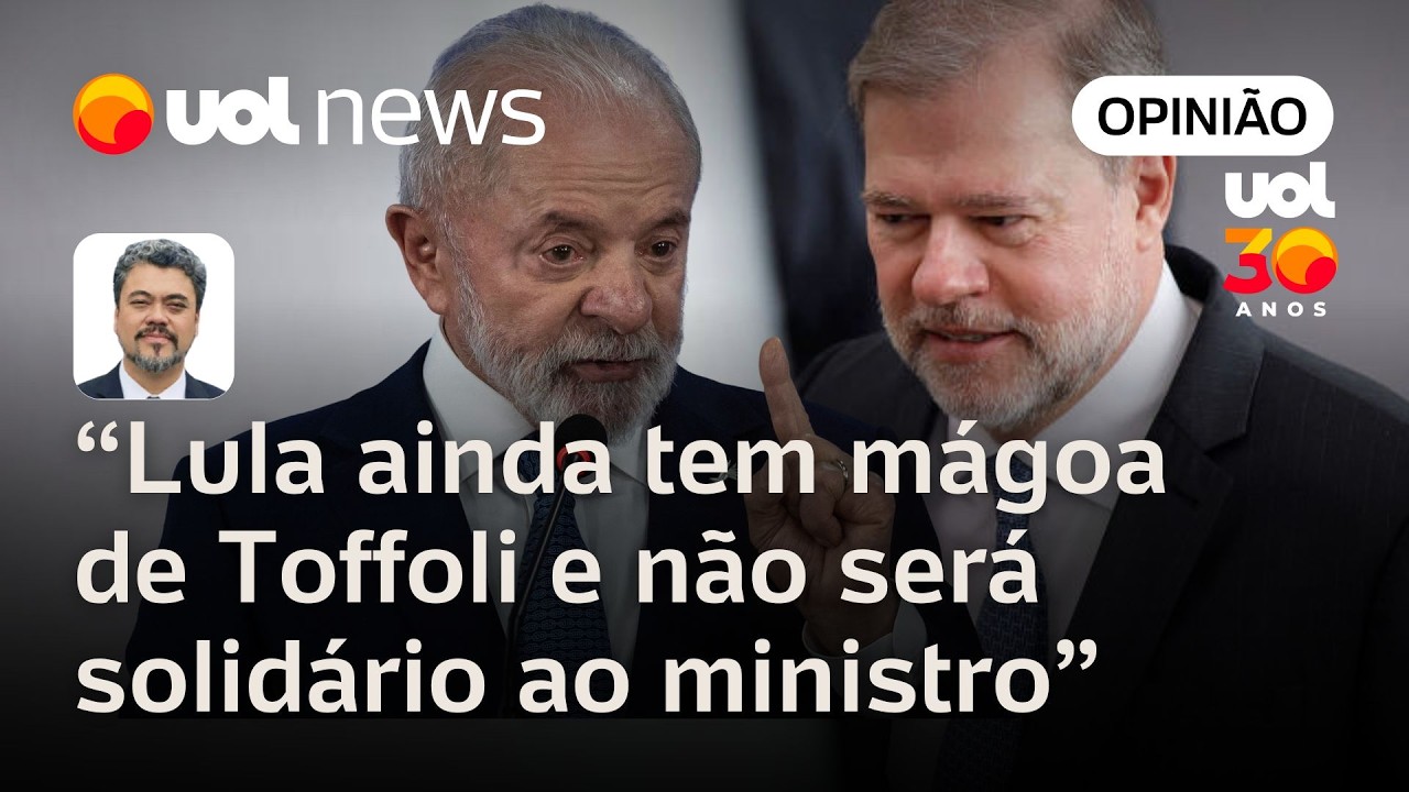 Lula ainda tem mágoa com Toffoli e não será solidário ao ministro do STF | Sakamoto