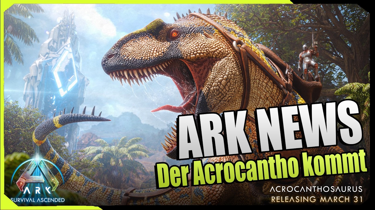 Acrocantho kommt Offiziel ! Genesis 1 Bild & Neues Gamesplay | Der World Creator | ARK News