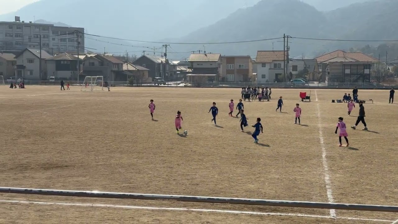 U10vs駅家 前半戦　0-5 バレンタインカップ1日目 予選リーグ2026.2.14 竹ヶ端