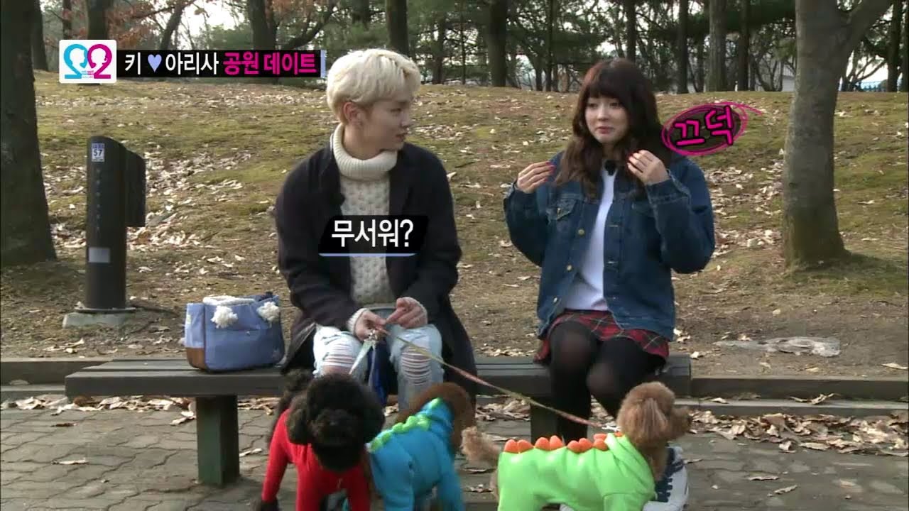 【TVPP】Key(SHINee) - Park Date with Arisa, 키(샤이니) - 아리사와 공원 데이트 @ We Got Married